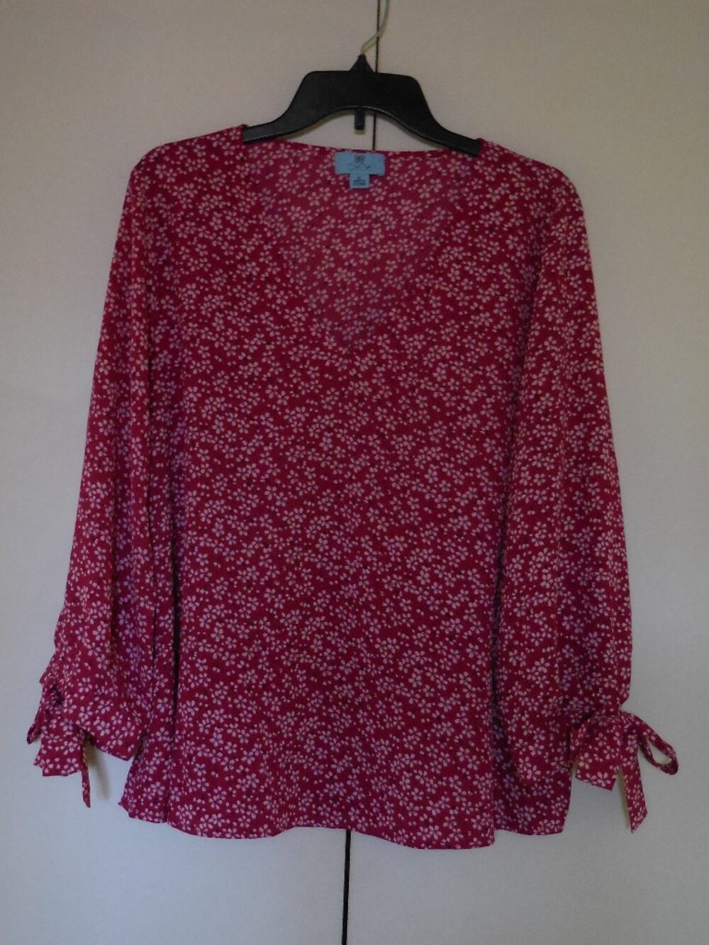 CeCe Cranberry Red Top